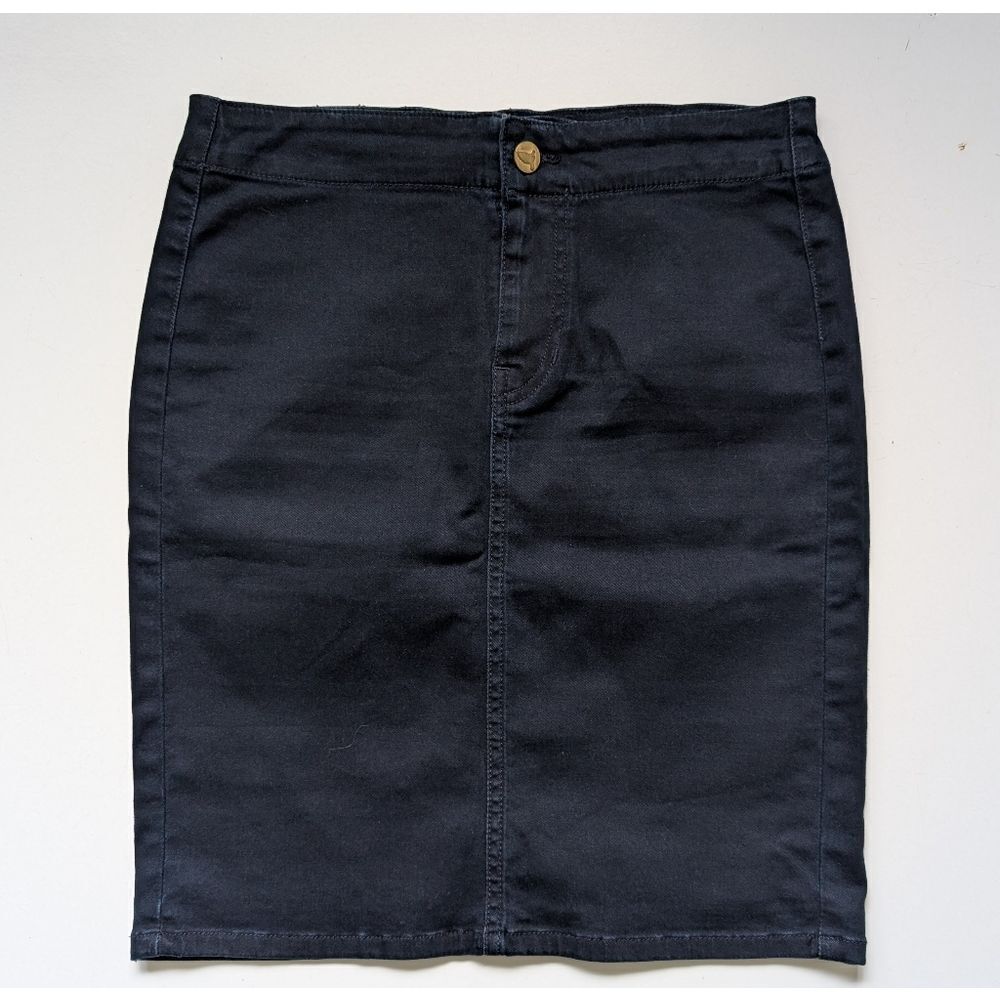 Mih Jeans Women's High Rise Pencil Indigo Denim Skirt Size 28